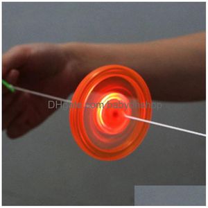 Led Jouets Flash Pl Ligne Volant Jouet Fire Fly Wheel Glow Whistle Creative Classic Pour Enfants Cadeau 0246 Drop Delivery Gifts Lighted Dh9Qa