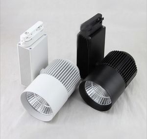 Bande de projecteur de lumière LED COB égale à 20w halogène AC85-265V lampe sur rail