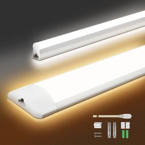 LED Tubes Lights Kitchen Cabinet Lamps 220V 110V Led Strip Lighting Fixture 10W 20W 30/50CM For Bedroom Closet Kitchen Lamp Tube Bar