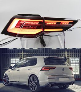 LED Turn Signal Tail Light for VW Golf 8 MK8 Rear Running Brake Reverse Lamp Car Accessories