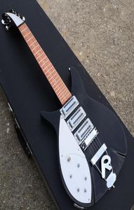 Guitarra eléctrica Ric personalizada para zurdos, 6 cuerdas, puente R, modelo 325, 3 pastillas Ric, herrajes cromados, guitarras chinas 2022277