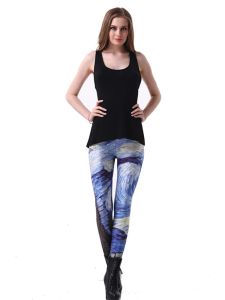 Leggings Top Quality Women Galaxy Adventure Time Rainbow Cloud Black Green Sirène imprimé Leggings Black Milk Leggins Summer