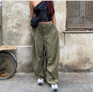 Pantalones de pierna ancha holgados con cordón en la cintura, estilo informal, leggings deportivos de baile guapos para chica picante