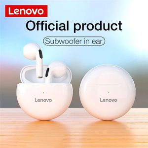 Lenovo HT38 TWS écouteur sans fil Fone Bluetooth casque AI contrôle Mini casque double micro réduction du bruit HiFi stéréo écouteurs