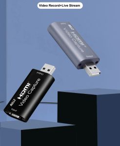 Lens 4K HDMI TO USB 2.0 AUDIO VIDÉO BOX 1080P Capture vidéo pour le jeu PS4 Switch Game Streaming Streaming HD Camera DVD Recorder