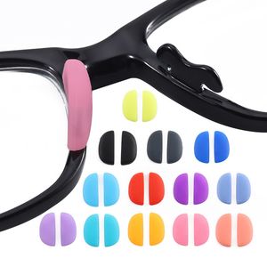 Lens Clothes 5PairsPack Antislip Silicone Nose Pads For Glasses Push On Repair Tool Eyeglass Sunglasses Eyewear Accessories 221119