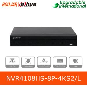 Lens Dahua Original NVR4108HS8P4KS2 / L 8 CH IVS NVR 1U POE RÉSEAU VIDÉO VIDÉO ARROPIT