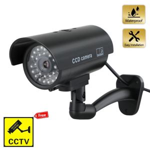 Lens Hontusec Fake Bullet Camera Security CCTV CCATV CAME IMPHERPORER émulation IR Flash Red LED MANDAM CAME CAME VIDEO
