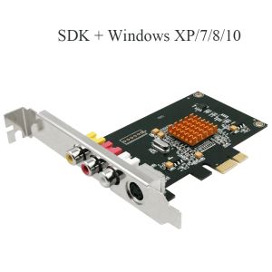 Lens LX725 SD 768X576 Carte de capture vidéo avec SDK DV Camera TV Box Tape Magnetic PCIe Converter Support Windows XP 7 8 10