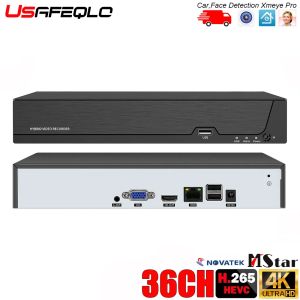 Lens USAFEQLO H.265 10/16/32 / 36CH CCTV NVR pour 4K / 5MP / 4MP / 3MP / 2MP ONF 2.0 CAMERIE II CAMER