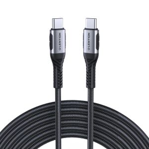 LENTION Cable USB C a USB C Cable de carga rápida tipo C de 100 W Cable cargador para iPhone Pro Max MacBook Pro Nuevo iPad Pro Mac Air y más ZZ