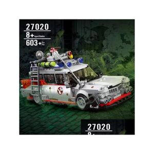 Lepin Blocks Mod King 27020 Film Game Technic Static Version Ghost Bus Building 603Pcs Briques Jouets Pour Enfants Cadeau Drop Delivery Gifts Dh9Dv