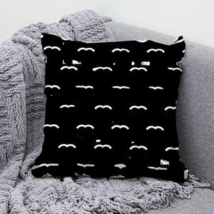 Lettre oreiller literie maison chambre décor taie d'oreiller canapé chaise noir et blanc voiture multitaille hommes femmes oreillers décontractés en gros