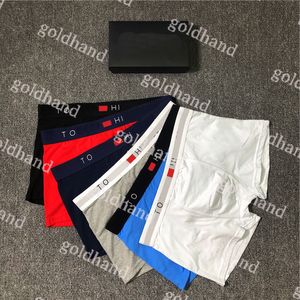 Boxer imprimé avec lettres pour hommes, sous-vêtement de sport, nouveau Style, sous-vêtements en coton, Boxer court