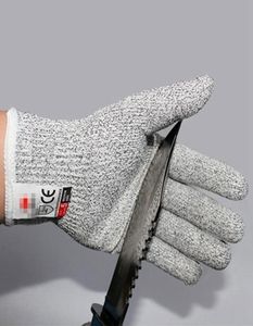 Nivel 5 Guantes de anticuts Corte de seguridad Corte de seguridad Puñalada resistente al alambre de acero inoxidable Metal Butcher Cutresistant Safety Guantes de senderismo6698710