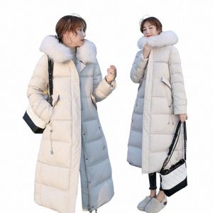 LG hiver vers le bas Parka veste femmes chaud à capuche veste manteau hiver 90% blanc canard vers le bas manteaux dames col de fourrure vêtements d'extérieur pardessus q5y5 #