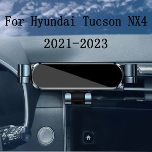 Support pour téléphone de voiture LHD pour Hyundai Tucson NX4 2023 2022 2021 Support de style de voiture Support GPS Support rotatif accessoires mobiles