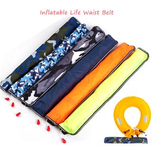 Life Vest Buoy PFD Automatic Inflatable Life-saving Belt 100N Life Vest Self-inflatable Swimmer Round Buoys Rafting Safety Boating Lifejacket 230616