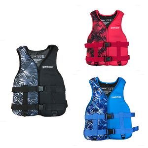 Life Vest Buoy SWROW Life Jacket Water Sport Buoyancy Jacket Life Vest Swimming Boating Driving Vest Life Vest Buoyancy Suit For Adult Children 230616