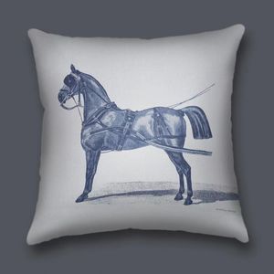 Oreiller décoratif de luxe léger velours tissu série cheval rouge maison canapé super doux housse de coussin taie d'oreiller sans noyau salon en gros 202307190104