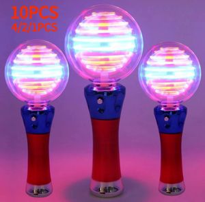 Light Up Magic Ball Toy Wand for Kids Performance Props Flash Toys Party Fluorescence Stick Glow in the Dark Favor 240126