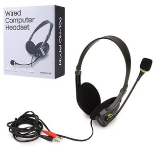 Casque d'écoute filaire léger avec prise 3,5 mm, avec microphone, pour bureau, travail à domicile, casque de joueur, pour téléphone portable, ordinateur, PC, tablette