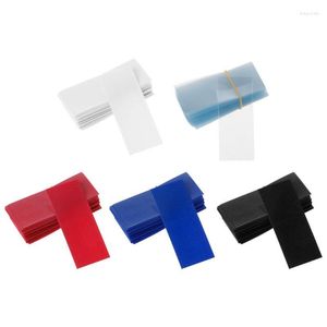 Accessoires d'éclairage 100Pc Plat PVC Gaine Thermorétractable Batterie Wrap Pour 1 X 18650 Film