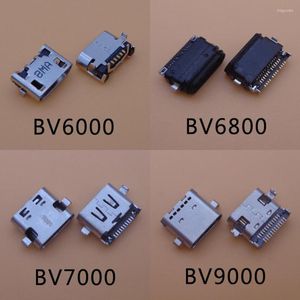 Accessoires d'éclairage 2 pièces Micro USB prise de charge connecteur prise de remplacement réparation Type C pour BlackView BV6000 BV6800 BV9000 BV7000 Pro