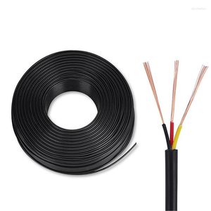 Accessoires d'éclairage Connecteur de câble de fil de cuivre à 3 noyaux Conducteur de cordon de signal d'extension de puissance à 3 broches électrique pour le bricolage Led Strip Light 24AWG