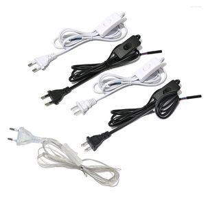Lighting Accessories European British Plug Switch Power Cord Extension Cable With Desk Lamp Floor Wire