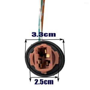 Sistema de iluminación 10 unids bombilla de coche portalámparas socket T20 7443 7440 1891 1881 12065 12066 alambre de cobre puro simple y doble