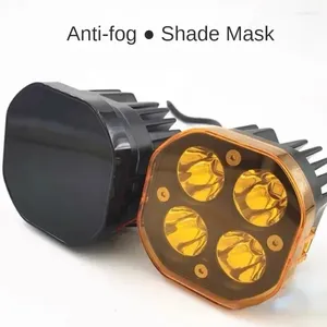Système d'éclairage 3 pouces LED couverture de lampe de travail Cube anti-poussière ambre noir Protection de lentille pour 3 pouces 40W 72W 80W 96W Pods lampe de conduite antibrouillard