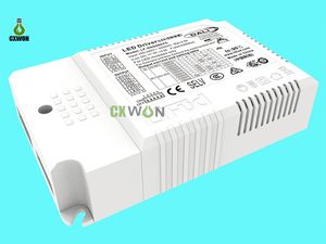 Transformateurs d'éclairage LF-GSD040YC DALI-2/Push/0-10V/PWM/Rx Dimmable LED Driver pour éclairage de bureau intérieur Lumières décoratives