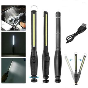 Iluminación LED ultrafina Luz de trabajo USB Recargable Magnético COB Ip40 Antorcha impermeable para reparación de automóviles