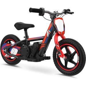 Lumières Light Electric Dirt Bike for Kids, 150 / 250W jusqu'à 10/12 mph, une batterie détachable 24V, des freins doubles handicapés Electricbike