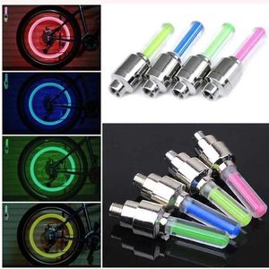 Luces WasaFire 100 unids/lote Luz de neón para bicicleta Mini luces LED para bicicleta Ciclismo MTB Neumático Rueda Boquilla Válvula Núcleo Glow Stick Lámpara al por mayor