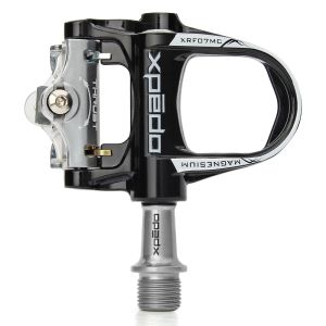 Lights Wellgo xpedo xrf07mc Magnésium Alloy Road Bicycle Nupless pédale avec 2 crampons de paires pour le vélo de verrouillage auto-verrouillé pédale