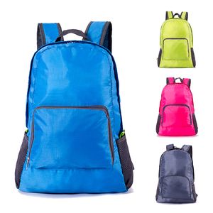 Lightweight Nylon Foldable Backpack Traveling Waterproof Backpack Folding bag Ultralight Outdoor Pack for Women Men Travel Hiking