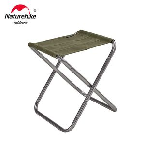 Chaise de Camping extérieure légère tabouret de pêche pliant en aluminium sièges de Camping pliables tabouret de randonnée NH17Z012-L 240125
