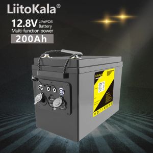 LiitoKala 12V 40AH 60AH 100AH 120AH 150AH 200Ah 300Ah LiFePO4 Battery Campers Waterproof Golf Cart Battery Off-Road Off-grid Solar energy