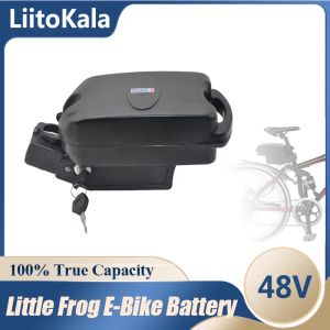 Liitokala 48V 10AH 12AH 15AH 20AH Little Small Frog Under Seat Post E-Bike Ebike Battery Pack pour 250W 350W 500W MOTEUR Batterie