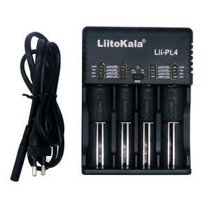 LiitoKala lii-PL4 18650/26650/18350/16340/18500 Batterie au lithium 1.2V / 3.2V / 3.7V / 3.8V / AA / AAA NiMH 110-220V DC Chargeur