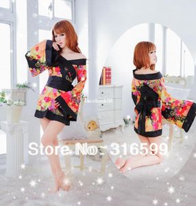 Lencería vestidos de kimono japonés para niñas imagen sexual disfraz de muñeca bebé kimono de profesor sexy japonés envío directo completo US16748163093