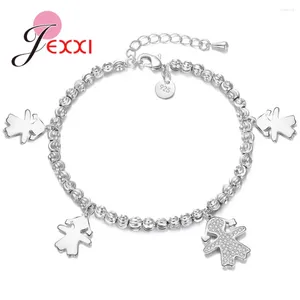 Bracelets de liaison exquise de qualité supérieure 925 Pendants en argent sterling pendants femme bracelet mignon conception kids pendentif bijoux en gros