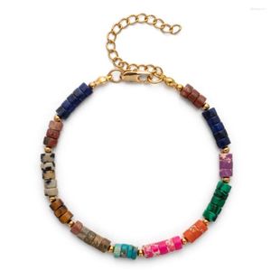 Link Pulseras Últimas joyas de moda Emperador Síntesis Pulsera de piedra Redonda de forma redonda Turquesa Turquesa Damas Joyas finas para mujeres y