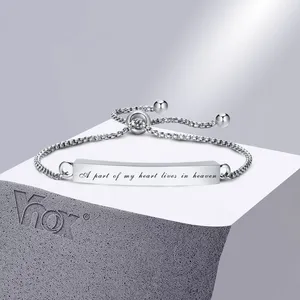 Bracelets à maillons Vnox urne pour cendres, couleur noir argent, en acier inoxydable, porte-souvenir de crémation, bracelet pour femmes et hommes