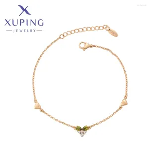 Bracelets de liaison xuping bijoux s créateur de mode de haute qualité Elegant Style Women's Gold Color Christmas Wish Gifts A00791654