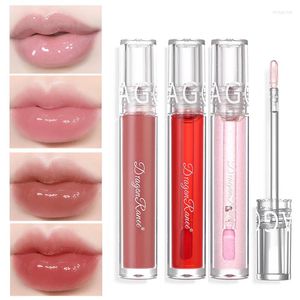 Brillant à lèvres 6 couleurs miroir glaçure durable hydratant Girly Style rouge à lèvres hydraté femme beauté maquillage en gros