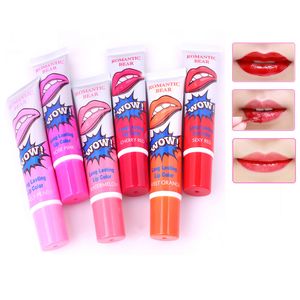 Lip Gloss 6pcs / lot ROMANTIC BEAR Maquillage Cosmétiques Longue Durée Décoller Liquide Rouge À Lèvres Mat Étanche Labiales Teinte 230801
