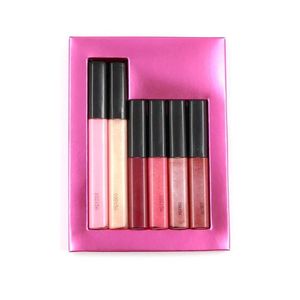 Lip Gloss Set 6Pcs Lips Kit para mujer Pout Lustre Holiday Style Wish Perfect Love Hidratante Natural Dhgate Belleza Maquillaje de lujo Li Dhndd